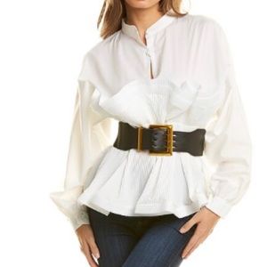 Ruffle waist top